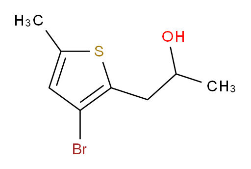 1-(3-bromo-5-methylthiophen-2-yl)propan-2-ol