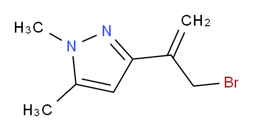 3-(3-bromoprop-1-en-2-yl)-1,5-dimethyl-1H-pyrazole