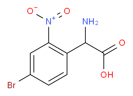 2-amino-2-(4-bromo-2-nitrophenyl)acetic acid