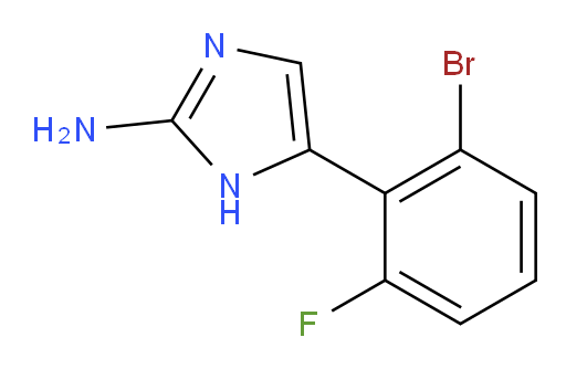 5-(2-bromo-6-fluorophenyl)-1H-imidazol-2-amine
