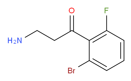 3-amino-1-(2-bromo-6-fluorophenyl)propan-1-one