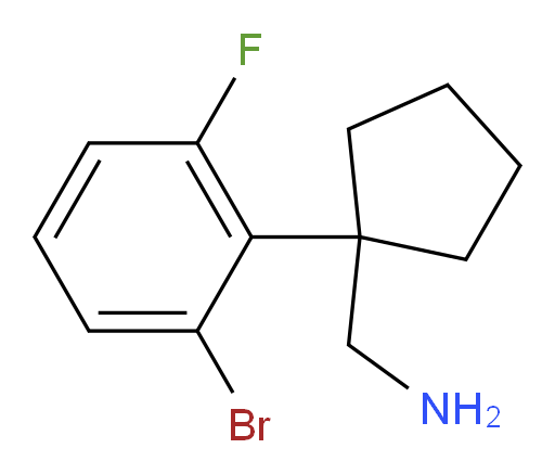 [1-(2-bromo-6-fluorophenyl)cyclopentyl]methanamine