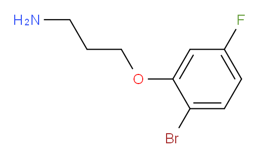 3-(2-bromo-5-fluorophenoxy)propan-1-amine