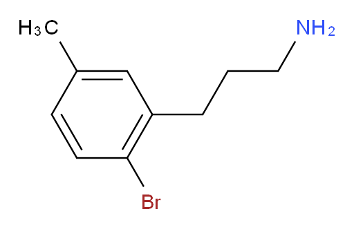 3-(2-bromo-5-methylphenyl)propan-1-amine