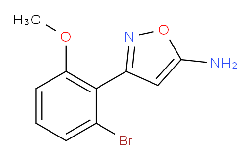 3-(2-bromo-6-methoxyphenyl)-1,2-oxazol-5-amine