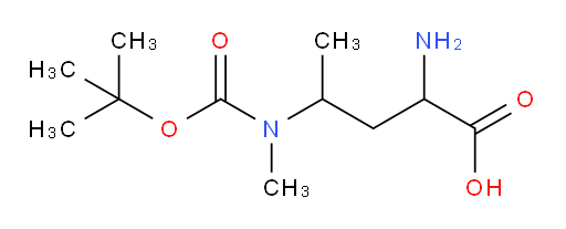2-amino-4-{[(tert-butoxy)carbonyl](methyl)amino}pentanoic acid
