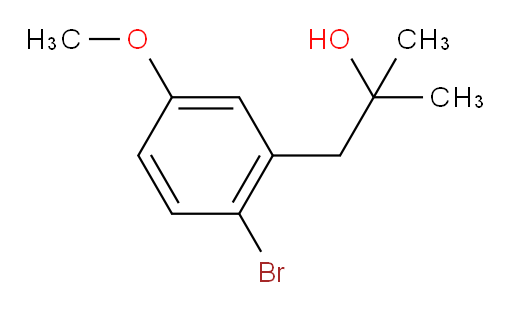 1-(2-bromo-5-methoxyphenyl)-2-methylpropan-2-ol