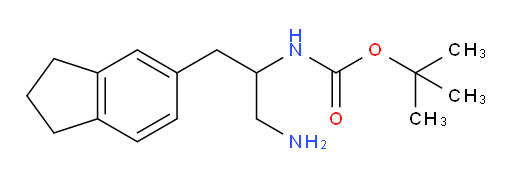 tert-butyl N-[1-amino-3-(2,3-dihydro-1H-inden-5-yl)propan-2-yl]carbamate