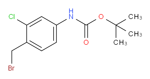 tert-butyl N-[4-(bromomethyl)-3-chlorophenyl]carbamate