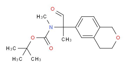 tert-butyl N-[2-(3,4-dihydro-1H-2-benzopyran-6-yl)-1-oxopropan-2-yl]-N-methylcarbamate
