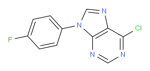 6-chloro-9-(4-fluorophenyl)-9H-purine