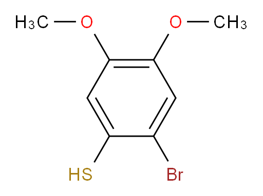 2-bromo-4,5-dimethoxybenzene-1-thiol