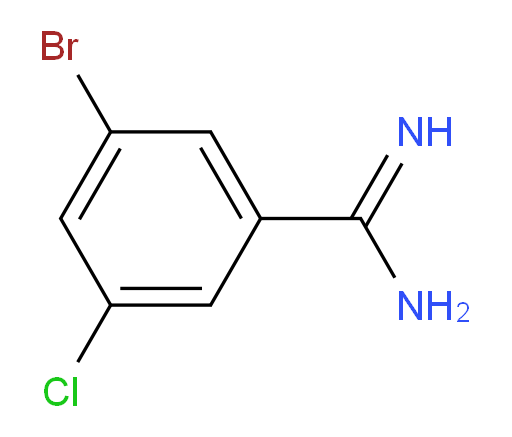 3-bromo-5-chlorobenzene-1-carboximidamide