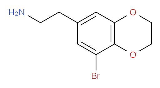 2-(8-bromo-2,3-dihydro-1,4-benzodioxin-6-yl)ethan-1-amine
