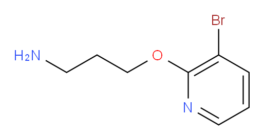 3-[(3-bromopyridin-2-yl)oxy]propan-1-amine