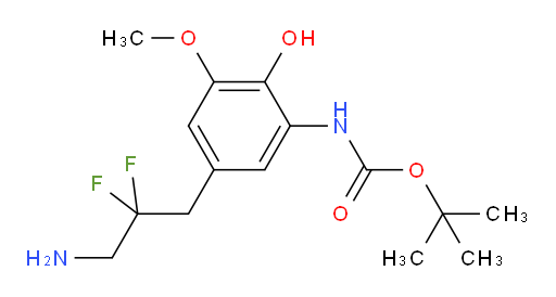 tert-butyl N-[5-(3-amino-2,2-difluoropropyl)-2-hydroxy-3-methoxyphenyl]carbamate