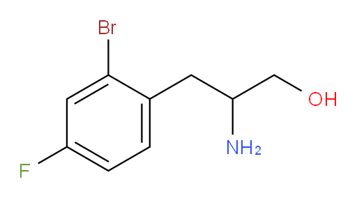2-amino-3-(2-bromo-4-fluorophenyl)propan-1-ol