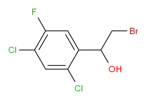 2-bromo-1-(2,4-dichloro-5-fluorophenyl)ethan-1-ol