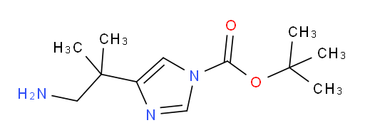 tert-butyl 4-(1-amino-2-methylpropan-2-yl)-1H-imidazole-1-carboxylate