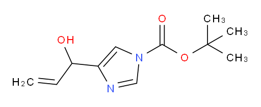 tert-butyl 4-(1-hydroxyprop-2-en-1-yl)-1H-imidazole-1-carboxylate