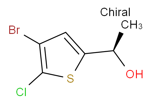 (1R)-1-(4-bromo-5-chlorothiophen-2-yl)ethan-1-ol