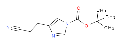 tert-butyl 4-(2-cyanoethyl)-1H-imidazole-1-carboxylate