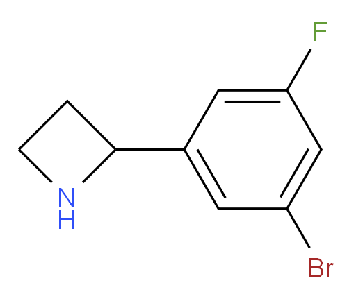 2-(3-bromo-5-fluorophenyl)azetidine
