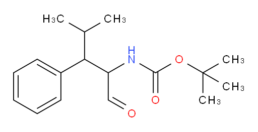 tert-butyl N-(4-methyl-1-oxo-3-phenylpentan-2-yl)carbamate