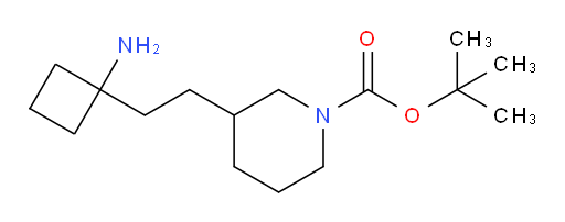 tert-butyl 3-[2-(1-aminocyclobutyl)ethyl]piperidine-1-carboxylate