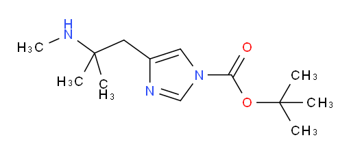 tert-butyl 4-[2-methyl-2-(methylamino)propyl]-1H-imidazole-1-carboxylate