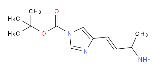 tert-butyl 4-(3-aminobut-1-en-1-yl)-1H-imidazole-1-carboxylate