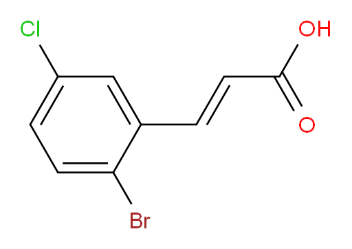 3-(2-bromo-5-chlorophenyl)prop-2-enoic acid