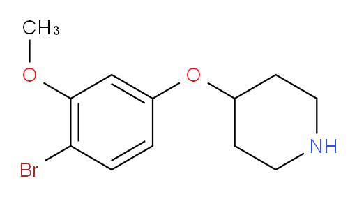 4-(4-bromo-3-methoxyphenoxy)piperidine
