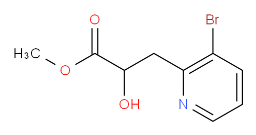 methyl 3-(3-bromopyridin-2-yl)-2-hydroxypropanoate