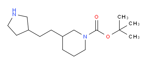 tert-butyl 3-[2-(pyrrolidin-3-yl)ethyl]piperidine-1-carboxylate