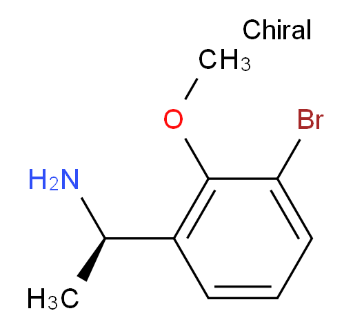 (1R)-1-(3-bromo-2-methoxyphenyl)ethan-1-amine