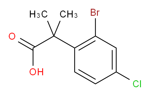 2-(2-bromo-4-chlorophenyl)-2-methylpropanoic acid