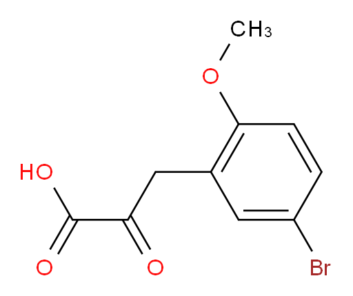 3-(5-bromo-2-methoxyphenyl)-2-oxopropanoic acid