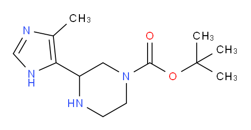tert-butyl 3-(4-methyl-1H-imidazol-5-yl)piperazine-1-carboxylate