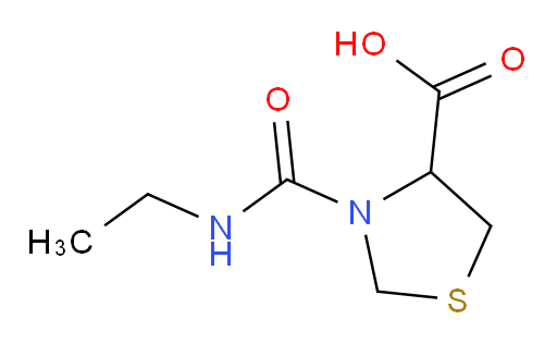 3-(ethylcarbamoyl)-1,3-thiazolidine-4-carboxylic acid