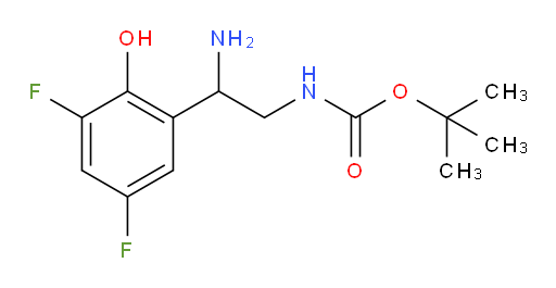 tert-butyl N-[2-amino-2-(3,5-difluoro-2-hydroxyphenyl)ethyl]carbamate