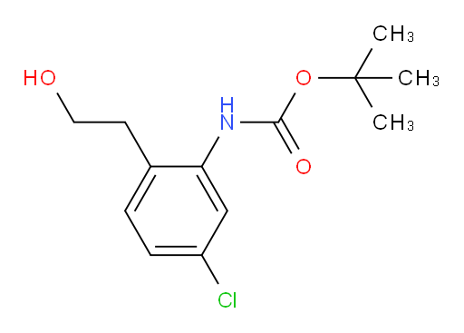tert-butyl N-[5-chloro-2-(2-hydroxyethyl)phenyl]carbamate
