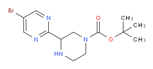 tert-butyl 3-(5-bromopyrimidin-2-yl)piperazine-1-carboxylate