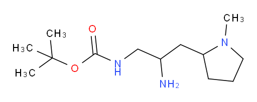 tert-butyl N-[2-amino-3-(1-methylpyrrolidin-2-yl)propyl]carbamate