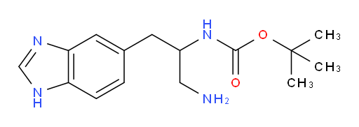 tert-butyl N-[1-amino-3-(1H-1,3-benzodiazol-5-yl)propan-2-yl]carbamate