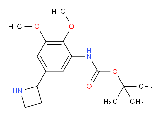 tert-butyl N-[5-(azetidin-2-yl)-2,3-dimethoxyphenyl]carbamate