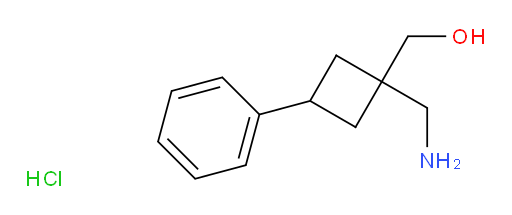 [1-(aminomethyl)-3-phenylcyclobutyl]methanol hydrochloride