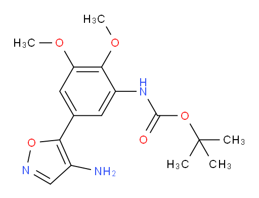 tert-butyl N-[5-(4-amino-1,2-oxazol-5-yl)-2,3-dimethoxyphenyl]carbamate