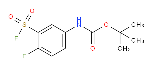 tert-butyl N-[4-fluoro-3-(fluorosulfonyl)phenyl]carbamate