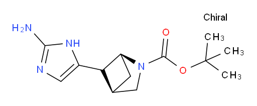 tert-butyl (1S,4R)-5-(2-amino-1H-imidazol-5-yl)-2-azabicyclo[2.1.1]hexane-2-carboxylate